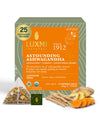 Luxmi, Té de Ashwagandha con Cúrcuma y Hierbas Orgánicas. 25 y 50 bolsitas.