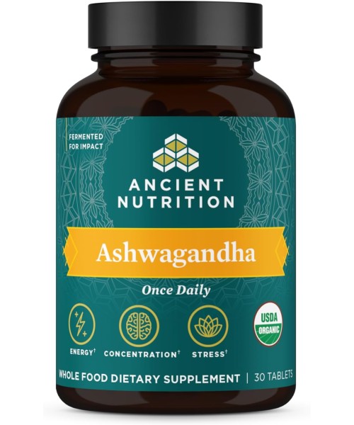 Ancient Nutrition, Ashwagandha, 30 comprimidos