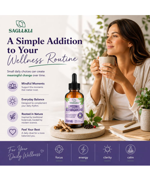 Saglikli, Extracto de Raíz de Ashwagandha con Pimienta Negra, líquido. 60 ml.
