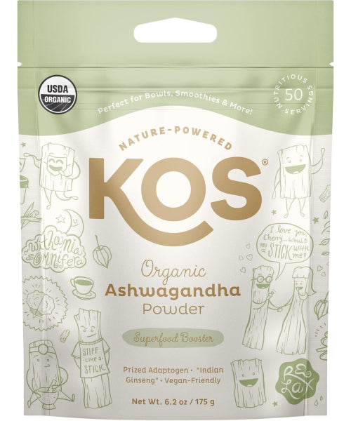 KOS, Organic Ashwagandha Powder. 175 g