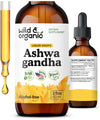 Wild & Organic, Extracto de Raíz de Ashwagandha. 60 y 120 ml