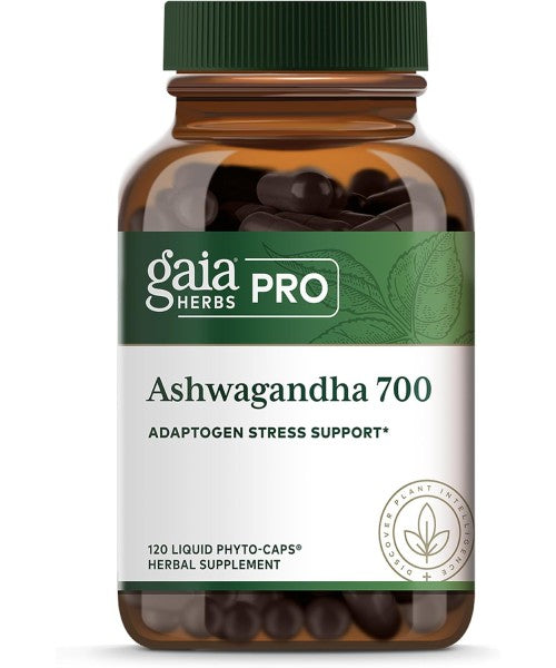 Gaia Herbs Pro, Raiz de Ashwagandha 700 soporte Inmunulógico. 120 Vcaps