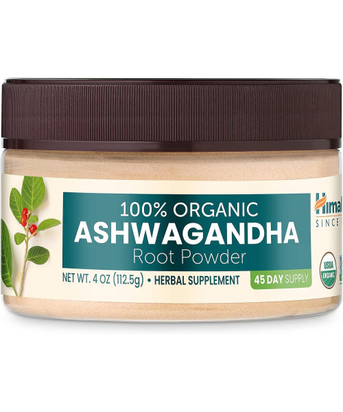 Himalaya, Ashwagandha orgánica en polvo. 112.5 mg