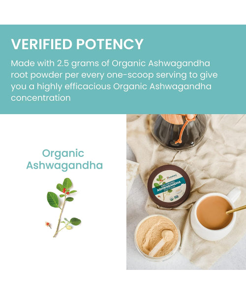 Himalaya, Ashwagandha orgánica en polvo. 112.5 mg