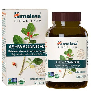 Himalaya, Ashwagandha orgánico, comprimidos oblongos. 3 tamaños